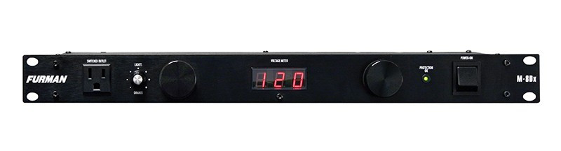 FURMAN M-8DX Dual Light LED Voltmeter Rackmount 15A Power