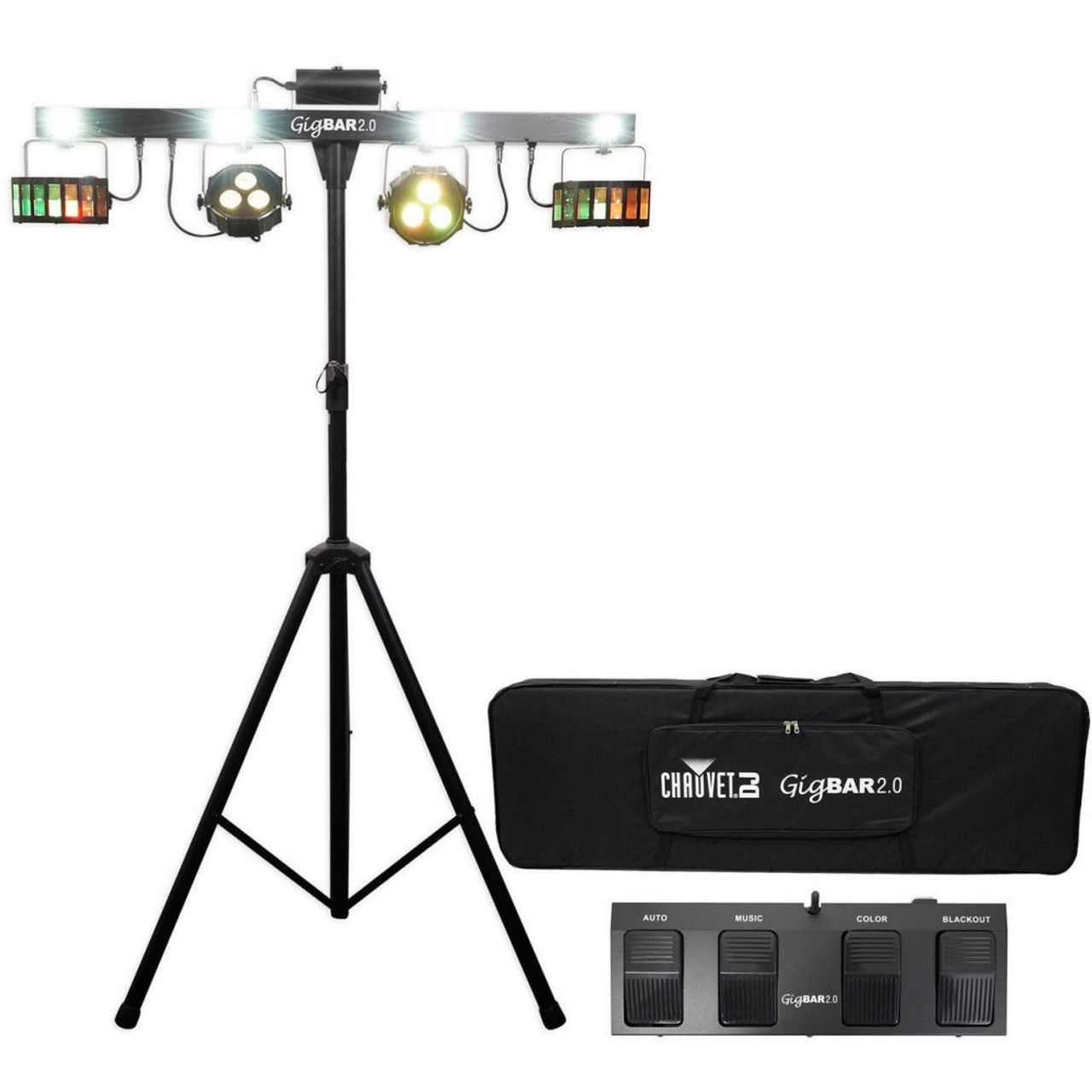 GigBAR 2.0 LEDライティング機材 CHAUVET DJ GIGBAR 2 Complete Wireless Foot Control 4n1 Led