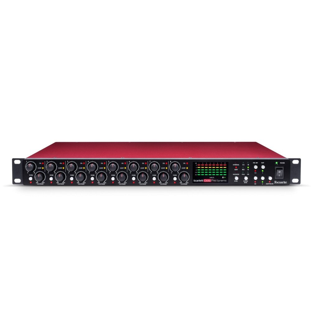 In Built Focusrite FOCUSRITE SCARLETT OCTOPRE DYNAMIC 8 Channel Mic Preamp with Built-in ...