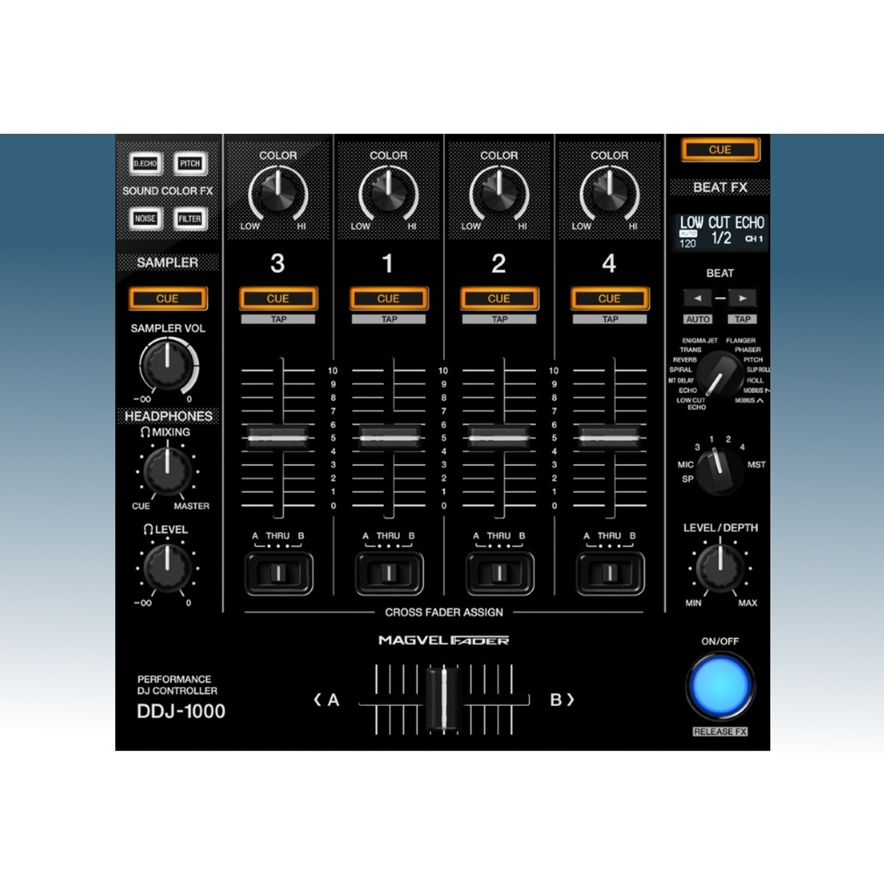 Pioneer DDJ-1000 4-Channel Rekordbox DJ Controller