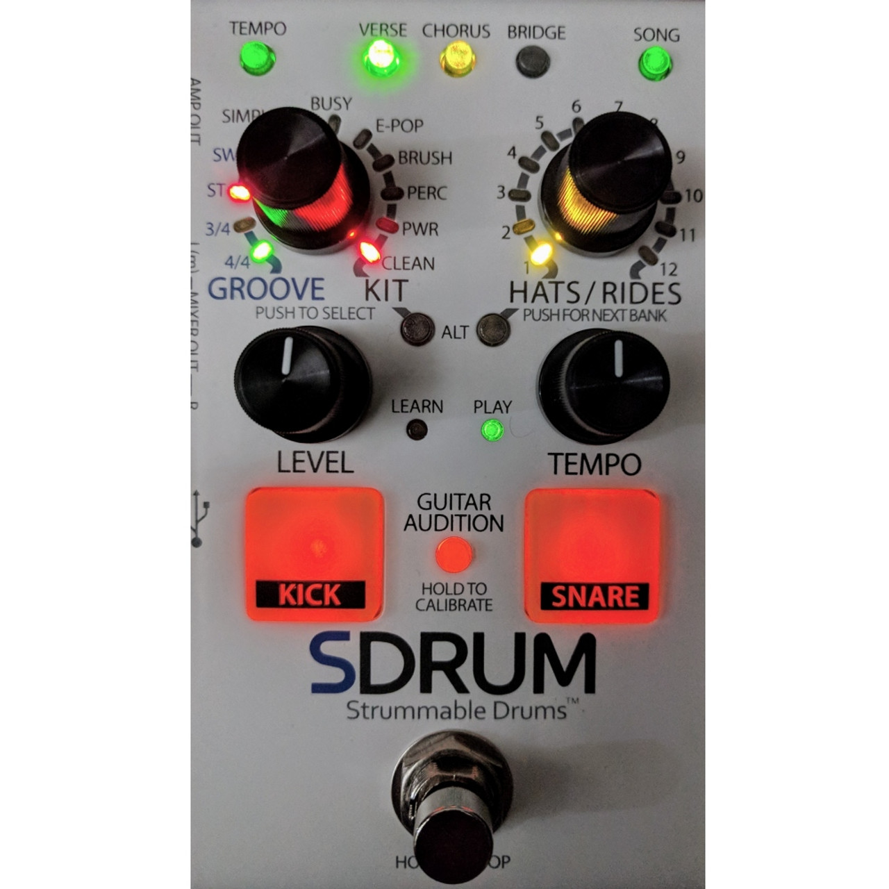 SDRUM Strummable Drums Digitech ドラムマシン - エフェクター