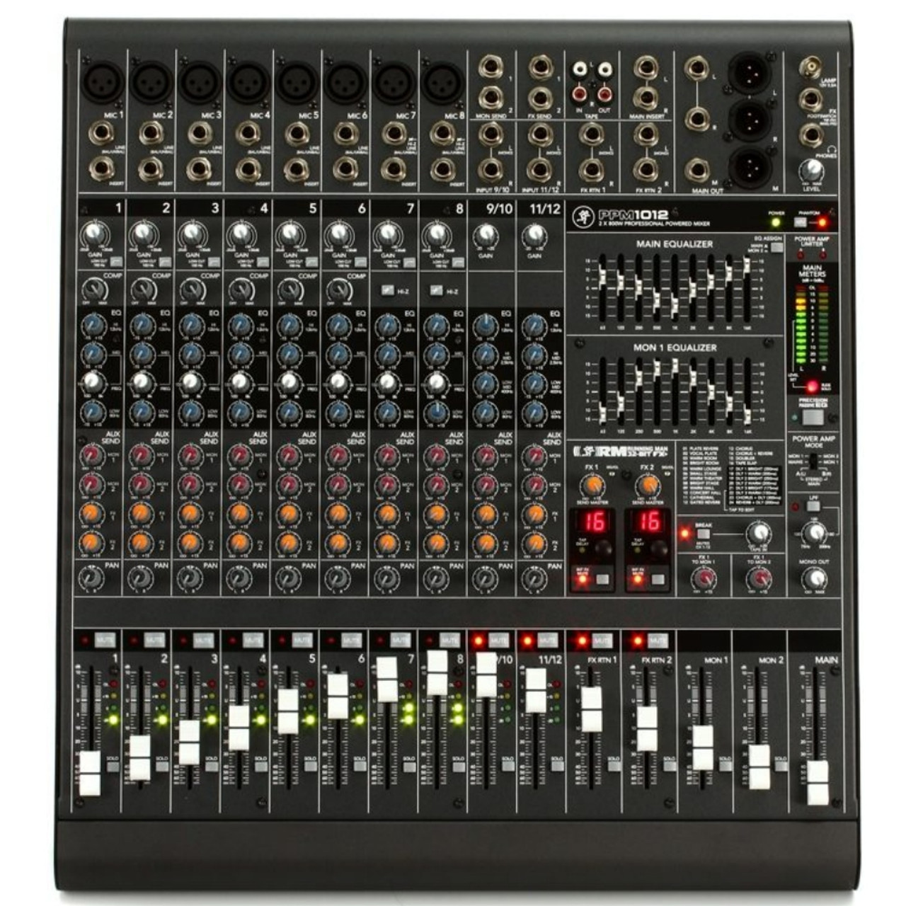 mackie ppm1012 powered mixer