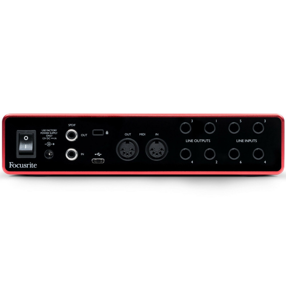 FOCUSRITE SCARLETT 8i6 (3rd Gen) Recording Studio USB Interface