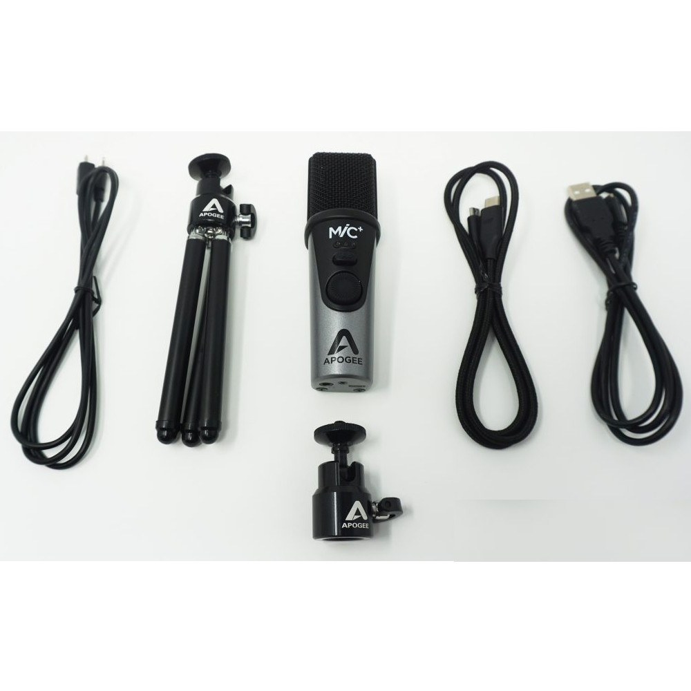APOGEE MiC+ Mobile Recording USB Microphone for PodCasting with