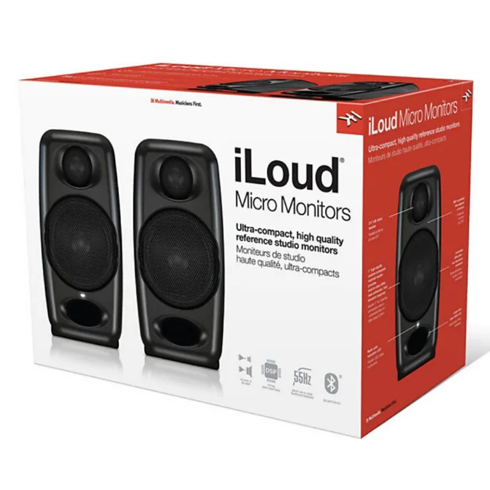 Speakers For Monitor IK Multimedia ILoud Micro Monitors, Black