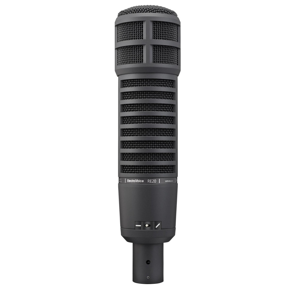 EV RE20-BLACK Professional Broadcast Announcer Voiceover Mic