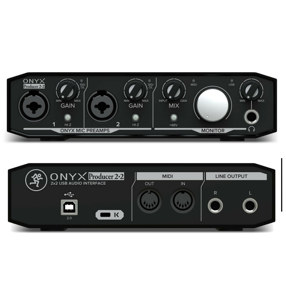MACKIE ONYX PRODUCER 2-2 USB / MIDI Audio Interface with Software