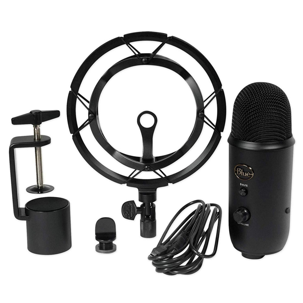 BLUE MICROPHONES YETICASTER PLUS PACK Professional USB Microphone for  Gaming