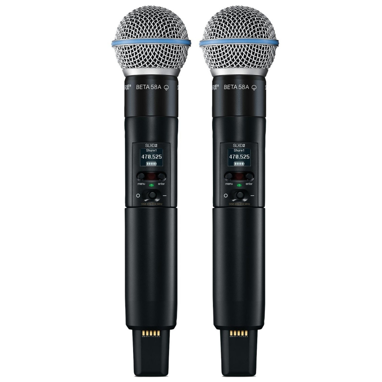 Shure SLXD24D/B58 - Double système HF Micro main - N2S Store