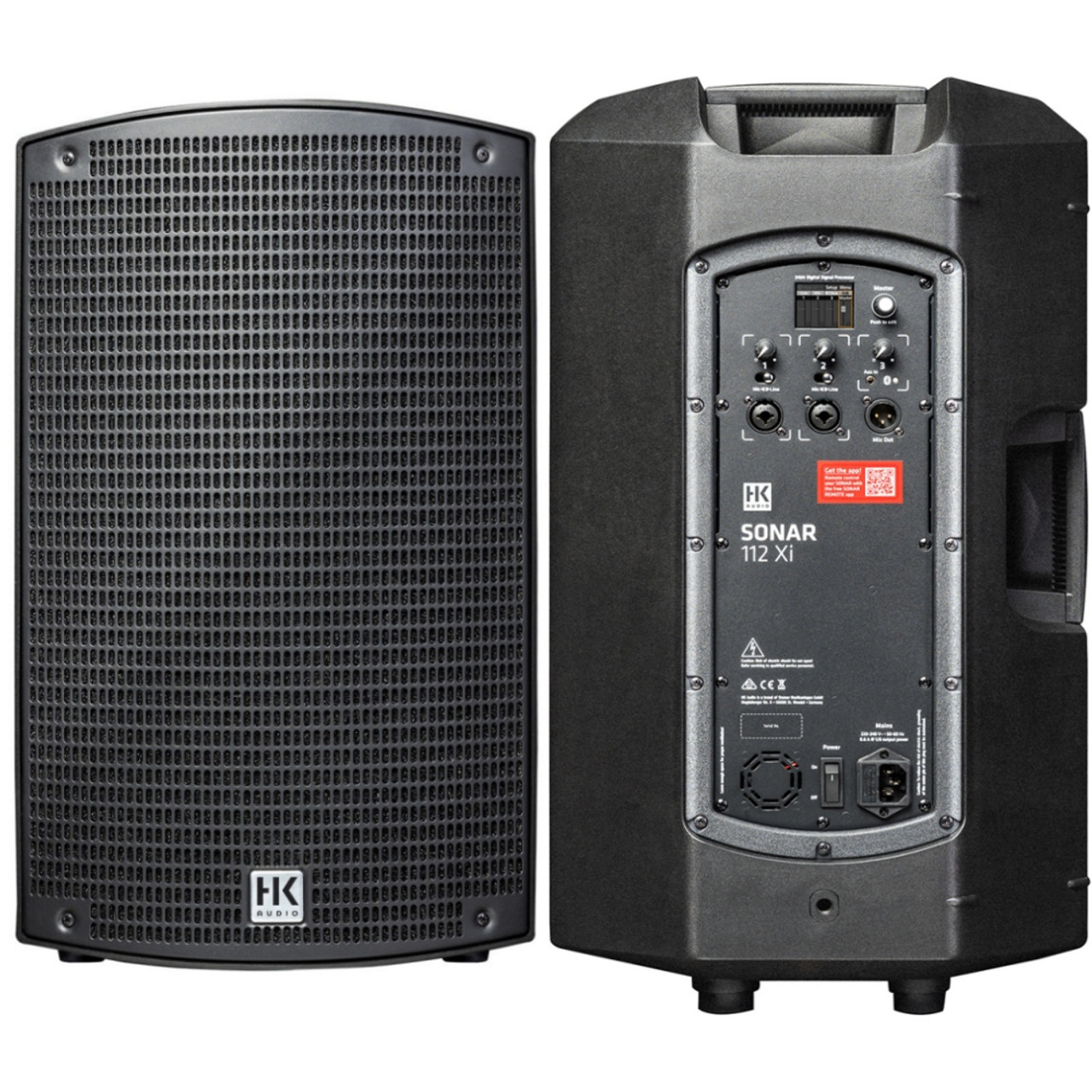 HK AUDIO SONAR 112XI 2400W Total Bluetooth 12 Speaker PA System Pair with  App