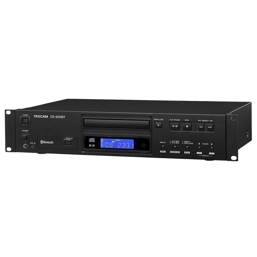 2022年製・TASCAM Bluetooth/CDプレーヤー CD-200BT TASCAM CD-200BT Rackmount Bluetooth CD Player with aptX High