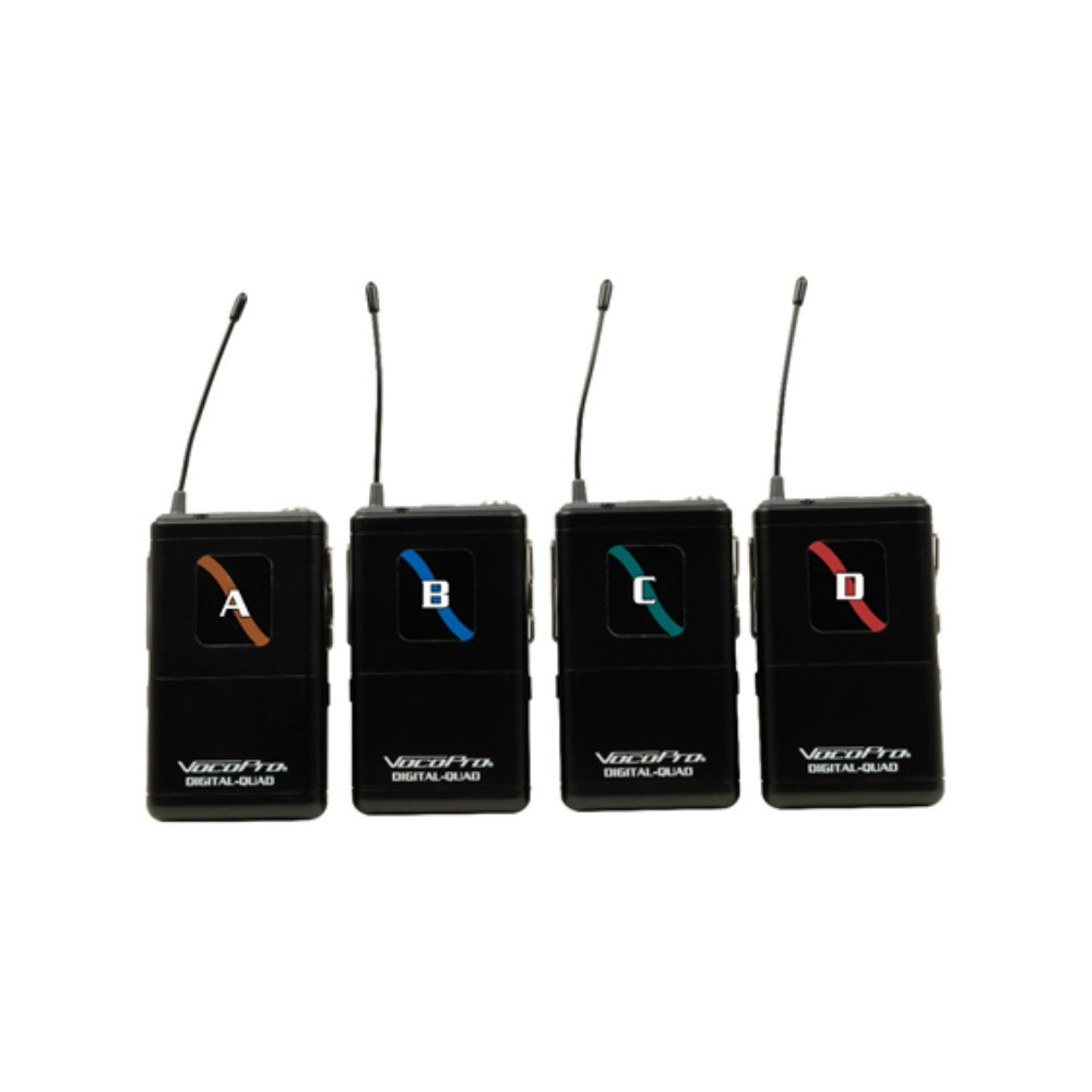 VocoPro FIELD-QUAD-B Wireless Lavalier Mic System - Thumbnail 4