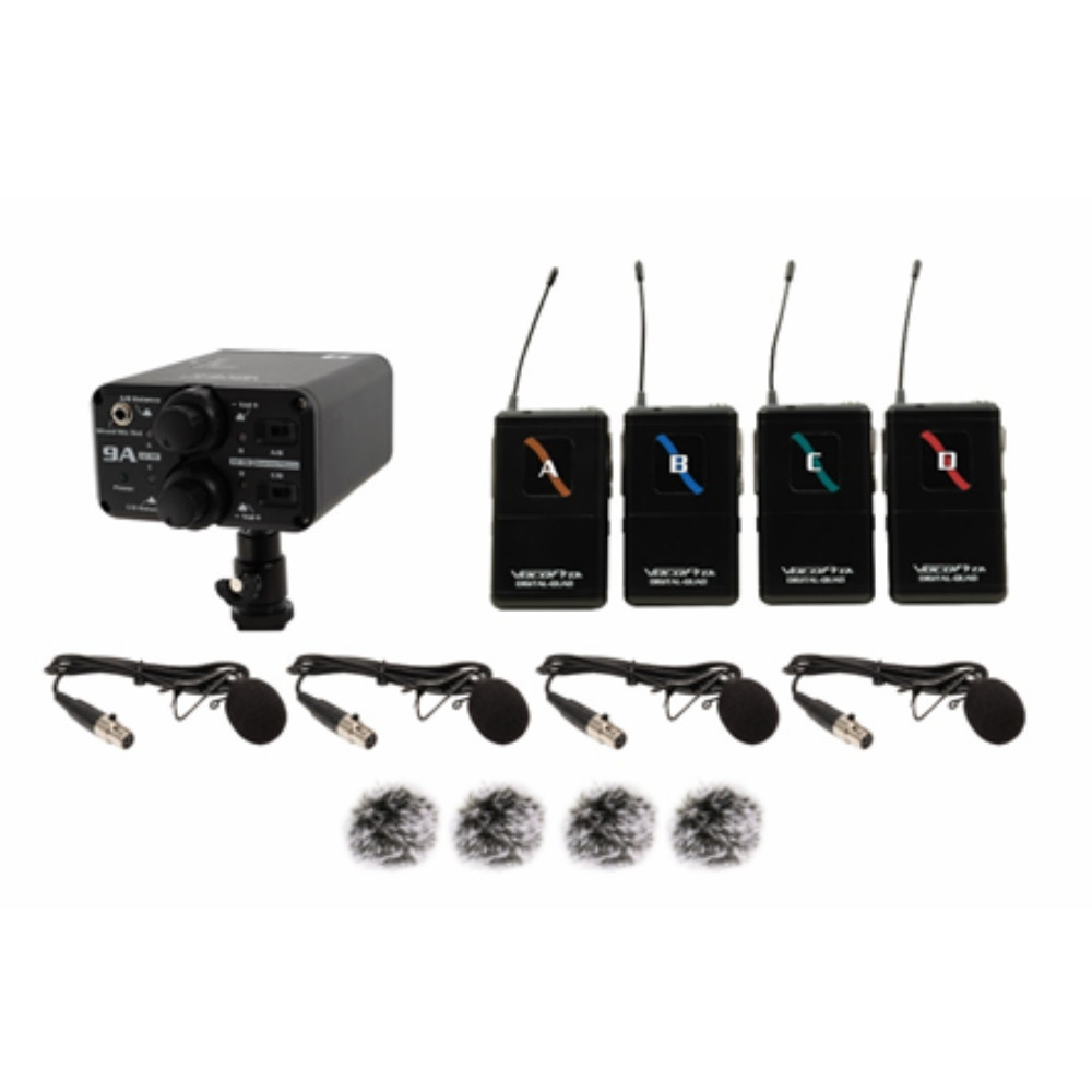 VocoPro FIELD-QUAD-B Wireless Lavalier Mic System - Thumbnail 5