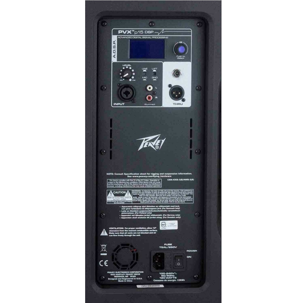 PEAVEY PVXP15 DSP 1660w Total Peak Active Speaker Pair