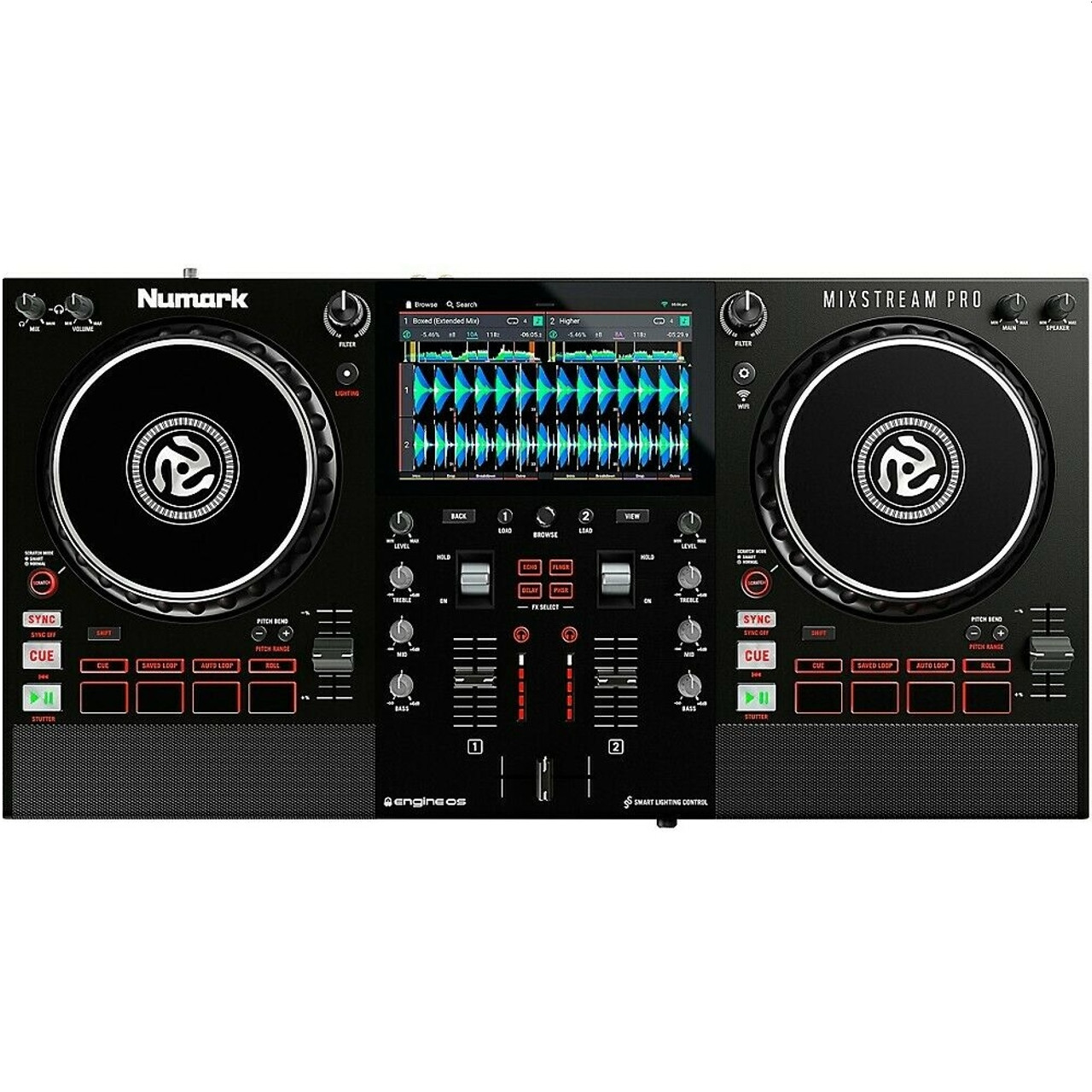 Numark MIXTRACK Platinum FX 4-channel Serato DJ Lite Controller & Serato DJ  Pro Software DJ Bundle