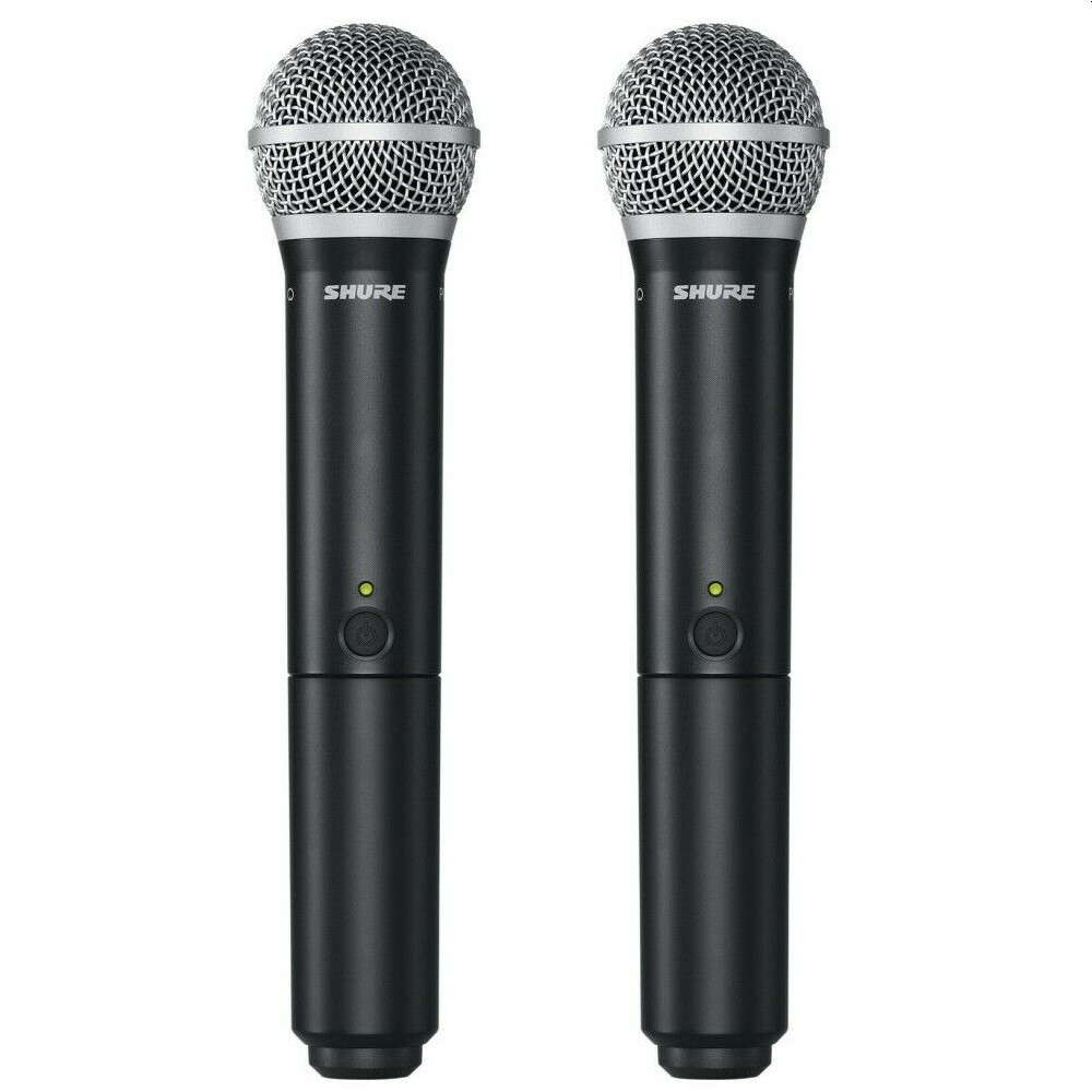 SHURE BLX288/B58 Dual Receiver (2) Handheld Wireless Mic System