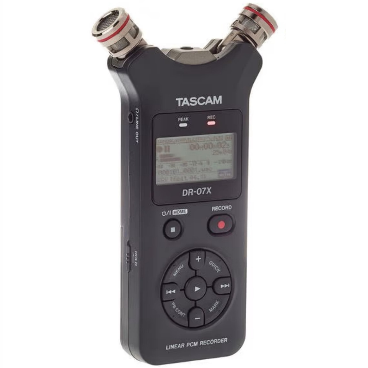 TASCAM DR-07X Portable 2 Track Stereo Handheld Digital Recorder