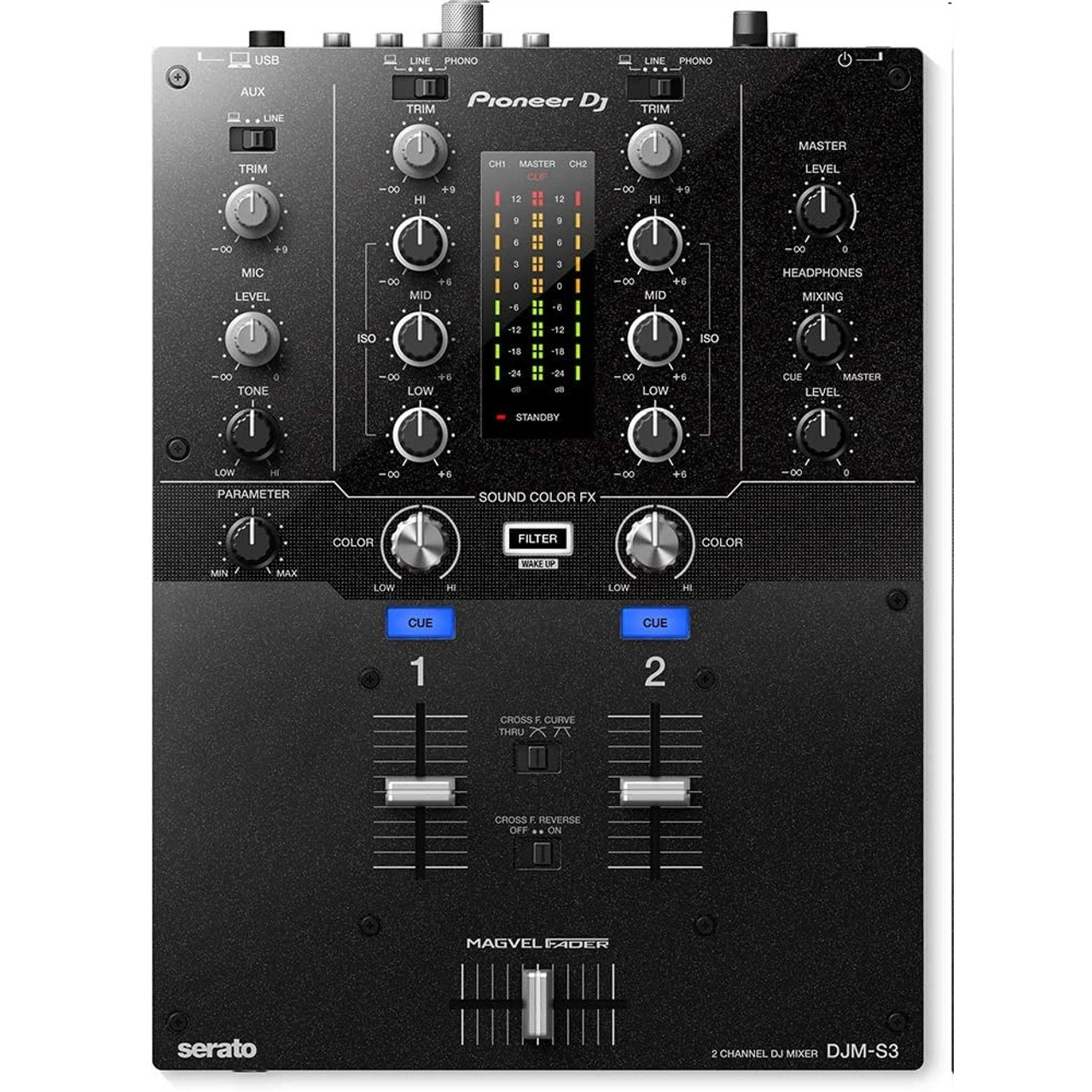 【販売直送】Pioneer Dj DJM-S3 serato pro DJミキサー