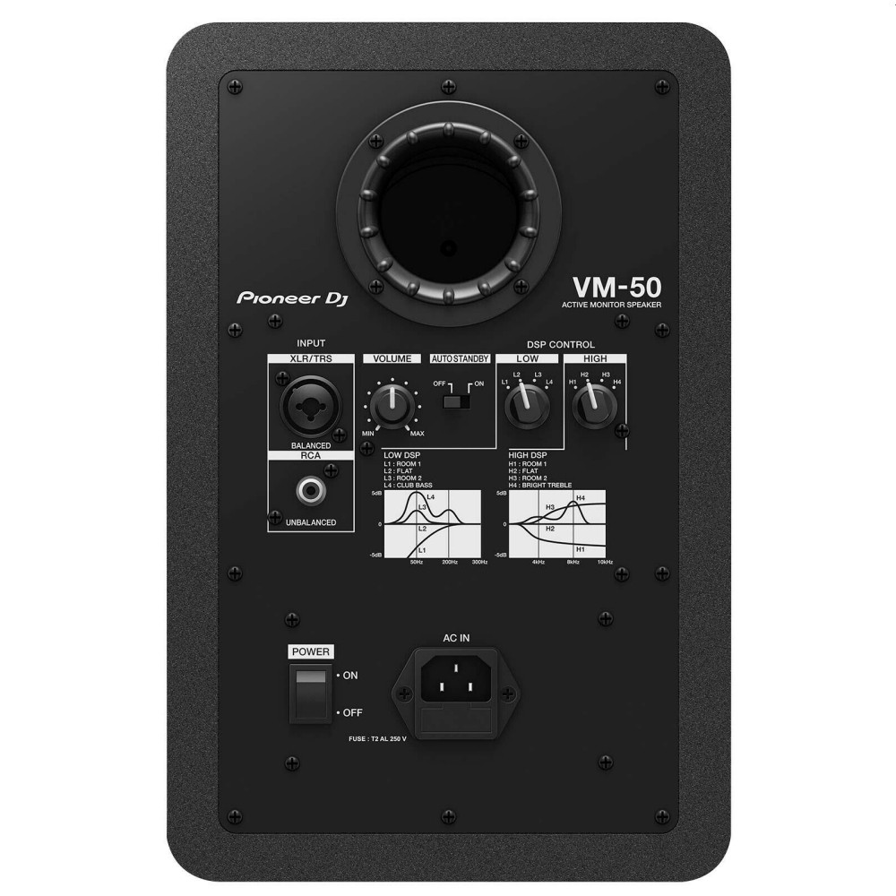 PIONEER DJ VM-50 Black 120w 5.25” Active Studio Monitor Speaker