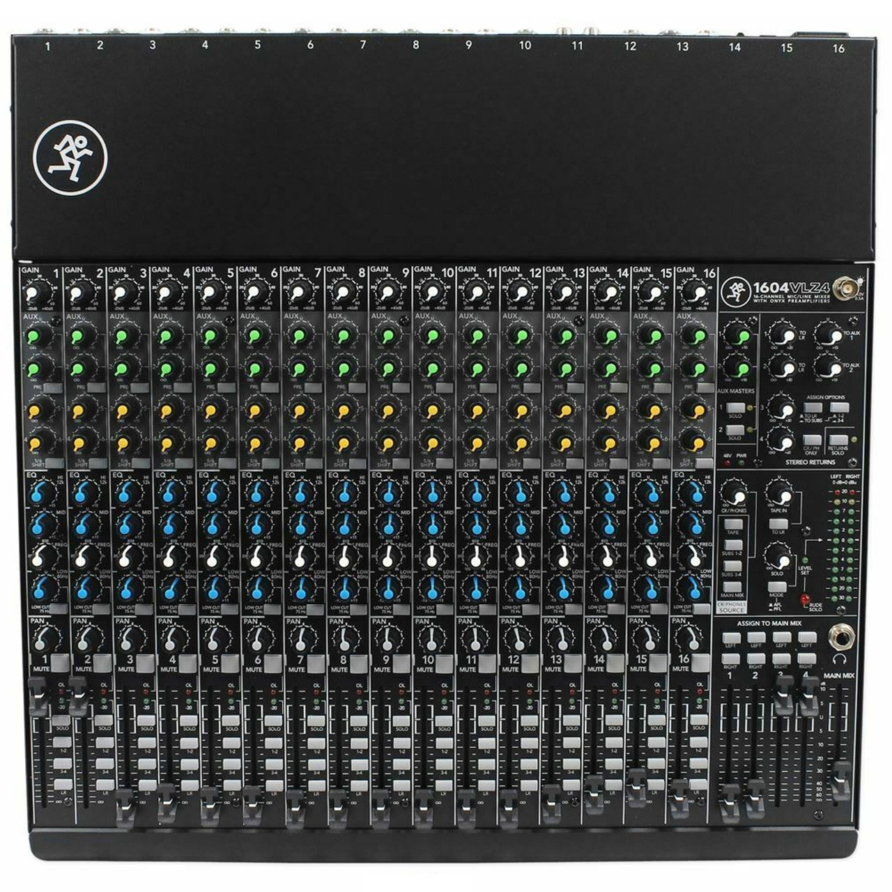 MACKIE 1604VLZ4 32-bit RMFX+ Rack-Mountable 16 Recording Mixer - LightingelStore