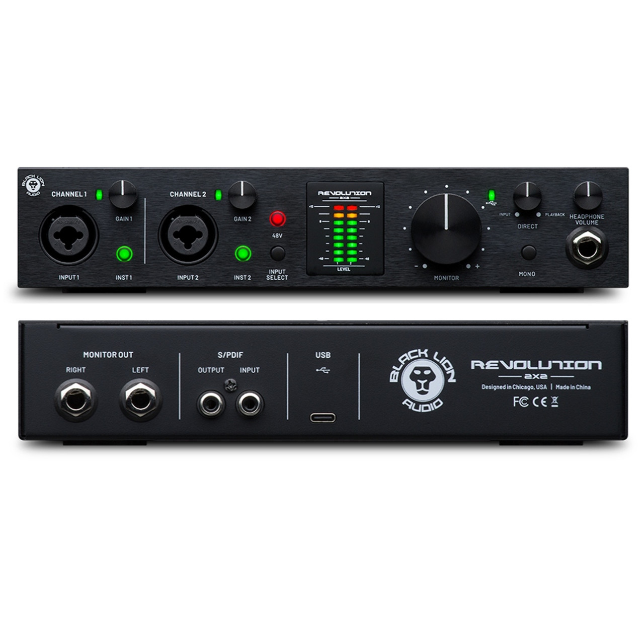 BLACK LION AUDIO REVOLUTION 2x2 Modded Out USB Audio Interface