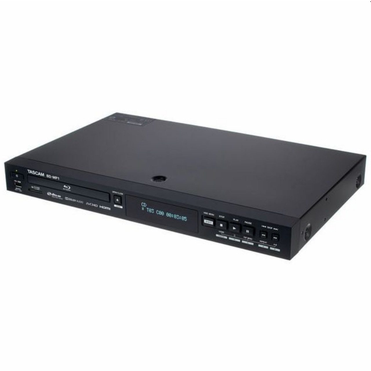 TASCAM BD-MP4K LECTEUR BLU-RAY 4K Blu-ray/DVD/CD/SD/USB, sortie sym./HDMI,  sortie 7.1,install.rack 1U