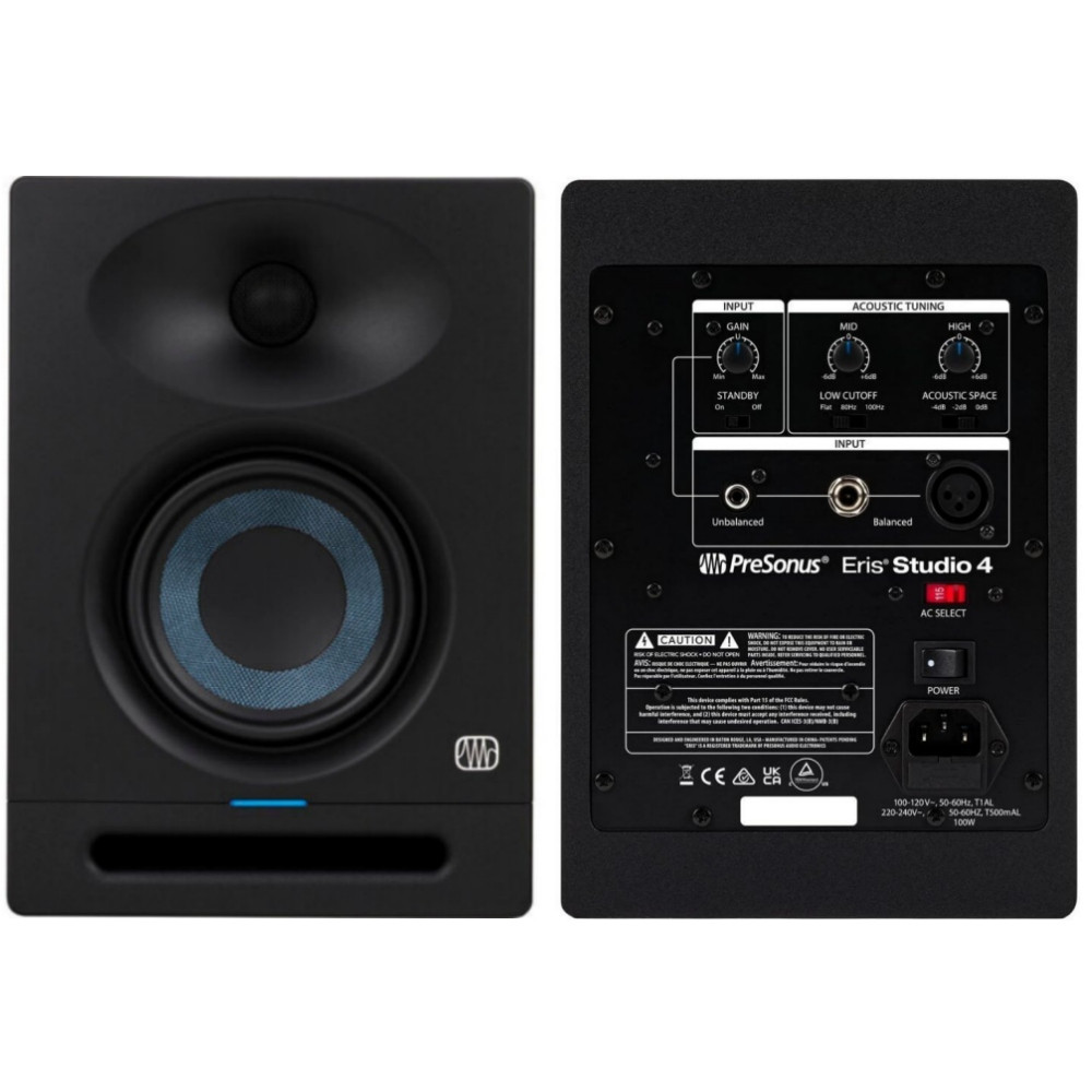 PRESONUS ERIS STUDIO 4 100w Total Active Studio Reference Monitor