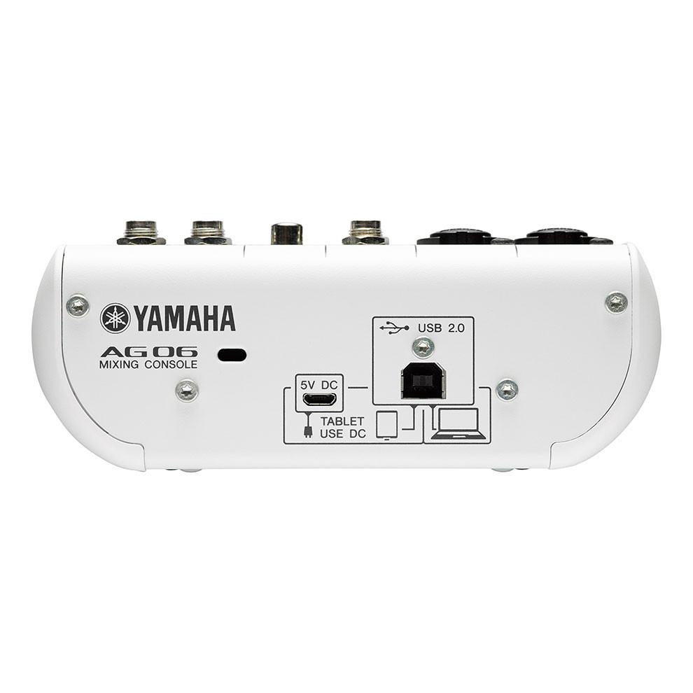 YAMAHA AG06 MKII W Compact 6-Channel USB/FX Recording / Podcast