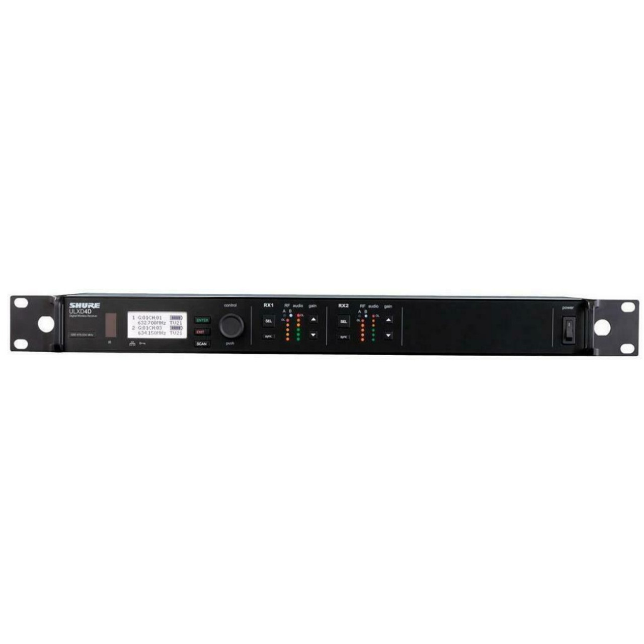 SHURE ULXD4D/N8SB-G50 Dual Channel / Dual Mic Rackmount