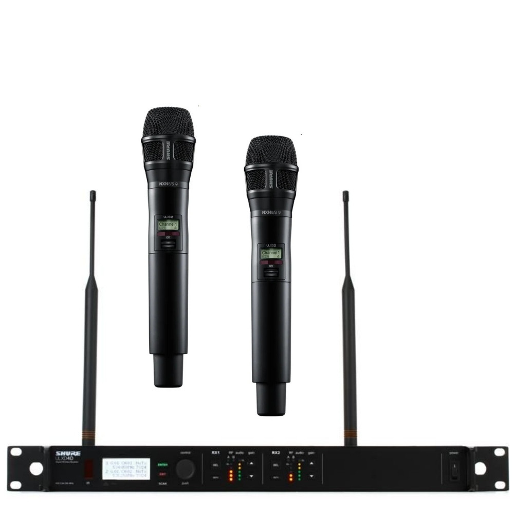 SHURE ULXD4D/N8SB-G50 Dual Channel / Dual Mic Rackmount Digital