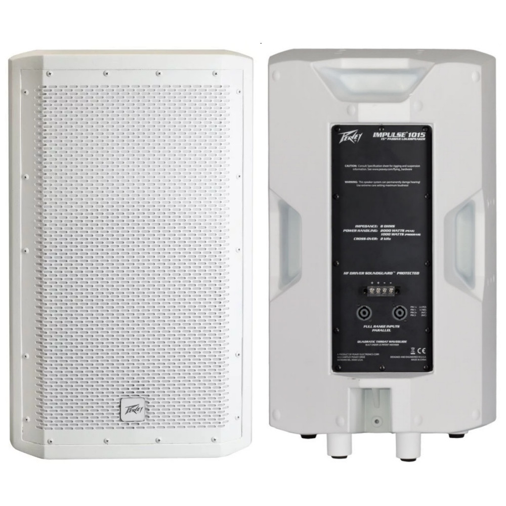 PEAVEY IMPULSE 1015 White Weather Resistant Passive 15