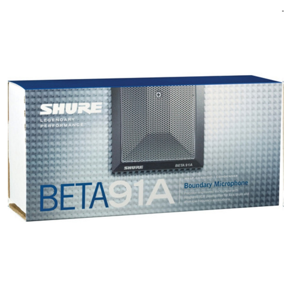 SHURE BETA 91A Half Cardioid Kick Drum Boundary Condenser