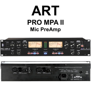 ART PRO MPA-II 2 Channel Rackmount Mic Preamp ART PRO MPA-II 2 Channel Rackmount Mic Preamp