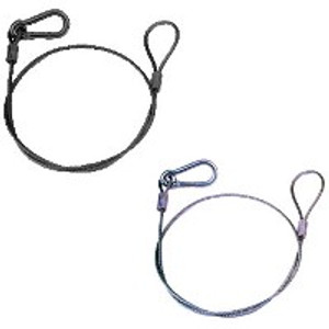 TECHNI-LUX Safety Cable with Lock 18" or 30" Black or Polished TECHNI-LUX Safety Cable with Lock 18" or 30" Black or Polished