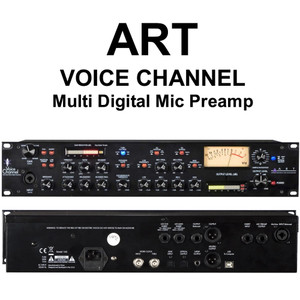 ART VOICE CHANNEL Multi Digital Rackmount Tube Mic Preamp