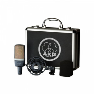 AKG C214 Large Diaphragm Studio Mic with Shockmount, Windscreen & Case AKG C214 Large Diaphragm Studio Mic with Shockmount, Windscreen & Case