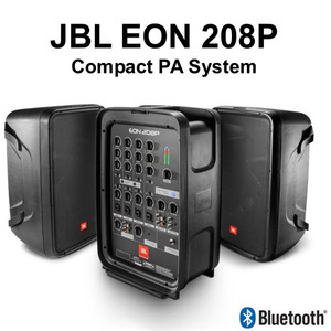 JBL EON208P Active 300w Bluetooth Compact Suitcase PA System JBL EON208P Active 300w Bluetooth Compact Suitcase PA System