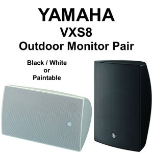 YAMAHA VXS Series 8" Outdoor Installation Monitor Pair YAMAHA VXS Series 8" Outdoor Installation Monitor Pair