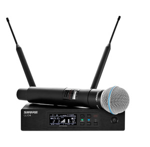 SHURE QLXD24/B58 Handheld Rackmount Digital Wireless Mic System SHURE QLXD24/B58 Handheld Rackmount Digital Wireless Mic System