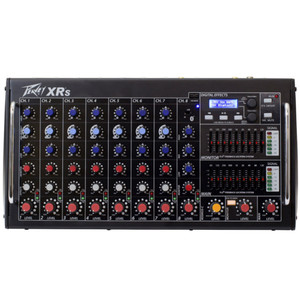 PEAVEY XRS Compact 1500w Peak 8 Channel Bluetooth FX USB Mixer