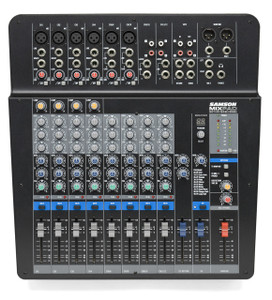 SAMSON MXP144FX MixPad 14-Channel Analog Stereo Desktop USB FX Audio Mixer