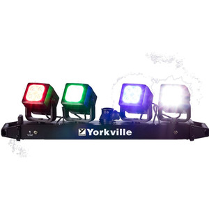 YORKVILLE LP-LED4X 4 Light Dimmer Bar with Bluetooth App YORKVILLE LP-LED4X 4 Light Dimmer Bar with Bluetooth App