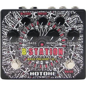 HOTONE B STATION Bass Guitar Preamp Stompbox HOTONE B STATION Bass Guitar Preamp Stompbox