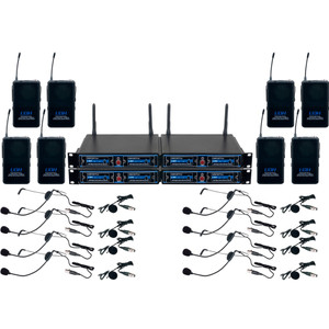 VOCOPRO UDH-PLAY-8-MIB Mix & Match 16 Mic Rackmount Wireless System VOCOPRO UDH-PLAY-8-MIB Mix & Match 16 Mic Rackmount Wireless System