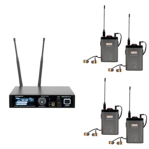 VOCOPRO IEM-DIGITAL-4 Personal Rackmount In-Ear Wireless Monitor System VOCOPRO IEM-DIGITAL-4 Personal Rackmount In-Ear Wireless Monitor System