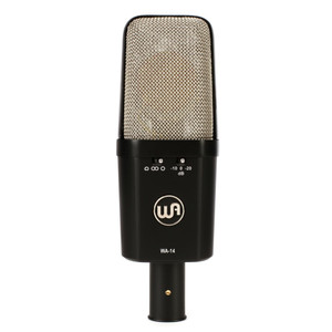 WARM AUDIO WA-14 Large Diaphragm Brass Capsule Condenser Studio Microphone