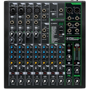 MACKIE ProFX10v3 Compact 10-Channel USB FX Recording Audio Mixer MACKIE ProFX10v3 Compact 10-Channel USB FX Recording Audio Mixer