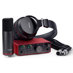 FOCUSRITE SCARLETT SOLO STUDIO (4th Gen) USB Audio Interface, Mic, Headphones, Cable and Software FOCUSRITE SCARLETT SOLO STUDIO (4th Gen) USB Audio Interface, Mic, Headphones, Cable and Software