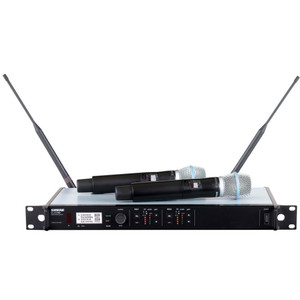SHURE ULXD4D/B87C-H50 Dual Channel / Dual Mic Rackmount Digital Wireless System SHURE ULXD4D/B87C-H50 Dual Channel / Dual Mic Rackmount Digital Wireless System