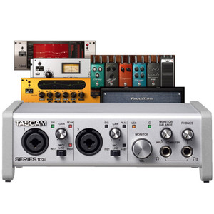 TASCAM SERIES 102i USB / Optical / MIDI 10x2 Digital Audio Interface with Built-in FX and Software